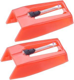 Pack of 2 Replacement Stylus Turntable Needle for Vinyl Record Player Ruby Tipped