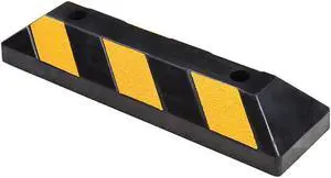 22" Rubber Curb Parking Block Car RV Trailer Wheel Tire Stopper Garage Driveway