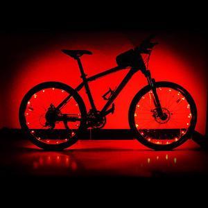 Yescom Bright LED Bike Wheel Light Auto Open and Close Bicycle Wheel Spoke Light String Red