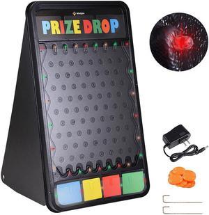 WinSpin 41x25" Large Prize Drop with LED Lights 12 Pucks Customizable Board Game Carnival Tradeshow