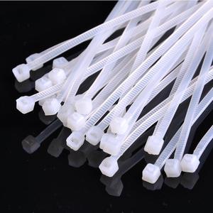 DELight 50pcs Self-Locking Nylon Straps Cable Wire Zip Ties for LED Neon Rope Light