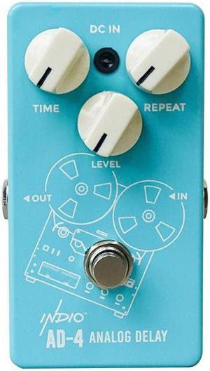 Monoprice AD-4 True Bypass Vintage Analog Delay Guitar Effect Pedal - Indio Series