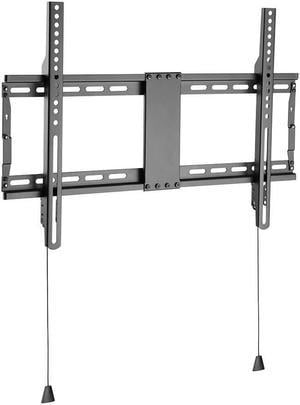 Monoprice Wide Screen Low Profile Fixed TV Wall Mount Bracket - LED TVs 37in to 80in, Max Weight 154 lbs., VESA Patterns Up to 600x400, Fits Curved Screens - Commercial Series