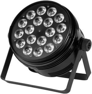 Monoprice 18x 10-Watt RGBW 4-in-1 LED Flat Par Stage Light | For Bands, DJs, Banquets, Weddings - Stage Right Series