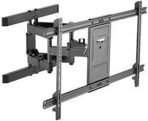 Monoprice Full-Motion Articulating TV Wall Mount Bracket For LED TVs 43in to 90in, Max Weight 132 lbs, Extension Range of 3in to 16.9in, VESA Up to 800x400, Fits Curved Screens - Commercial Series