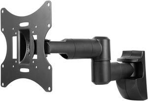 Monoprice Full-Motion Articulating TV Wall Mount Bracket - For TVs 23in to 42in Up to 66 lbs, Cable Covers, Fits Curved Screens, Flat, LED, OLED, LCD