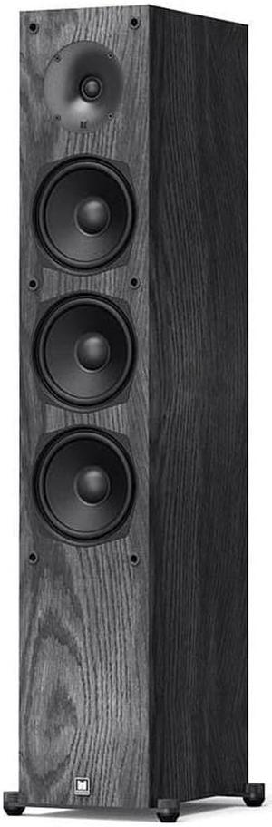 Monoprice Monolith T5 Floorstanding Tower Speaker - Black (Each) Powerful Woofers, Punchy Bass, High Performance Audio, For Home Theater System - Audition Series