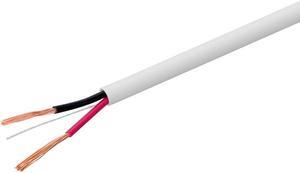 Monoprice Speaker Wire, CL3 Rated, 2-Conductor, 16AWG, 250ft, White
