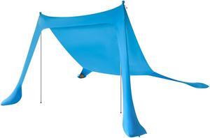 Monoprice 7-Foot, 4-Person Beach/Camp Sunshade, with UPF 50+ UV Protection, Stretchy and Lightweight Lycra Fabric, Easy Shade for the Beach, Camping, and Sports Events