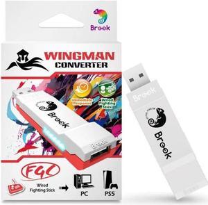 Brook Wingman FGC converter - An Arcade Joystick Converter, Built for PS5 Fighting Games, Supports Street Fighter 6, Tek