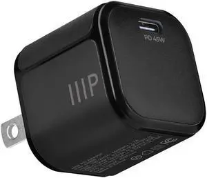 Monoprice 45W USB-C Mini Cubic GaN Charger Black
