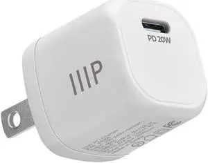 Monoprice 20W USBC Mini Cubic Wall Charger White
