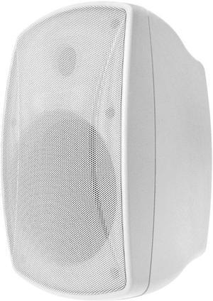 Monoprice WS-7B-62-W 6.5in. Weatherproof 2-Way 70V Indoor/Outdoor Speaker, White (Each) For Use In Whole Home Audio Systems, Restaurants, Bars, Retail stores, Patio, Poolside, Garage