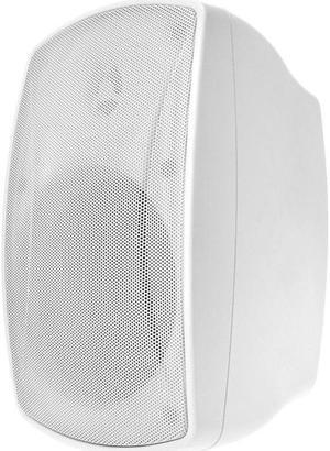 Monoprice WS-7B-52-W 5.25in. Weatherproof 2-Way 70V Indoor/Outdoor Speaker, White (Each) For Use In Whole Home Audio Systems, Restaurants, Bars, Retail stores, Patio, Poolside, Garage