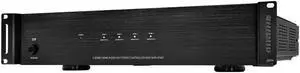 Monoprice 4-Zone Home Audio Multizone Controller and Amplifier Kit with Bluetooth Receiver, Built-In IR Receiver & IR Remote Controller, RCA, Auxiliary, and TOSLINK Inputs
