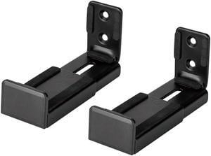 Monoprice Universal Soundbar Wall Mount Brackets, Depth Adjustable, Fits Most Soundbars up to 33lbs, Easy to Install, SpaceOptimized
