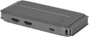 Dark Matter by Monoprice 4K @ 30Hz Sentry Streaming Video Capture Card, 3840 x 2160p (UHD) Maximum Resolution, HDMI 2.0, 3.5mm Audio Port 48 KHz 16bit