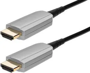 SlimRun AV HDR High Speed Cable for HDMI-Enabled Devices - 4K @ 60Hz, HDR, 18Gbps, Fiber Optic, AOC, YCbCr 4:4:4, 7m, Bl