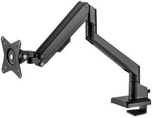 Workstream by Monoprice Low Profile Single Monitor Gas Spring Desk Mount - Up to 32in/19.8 lbs Screens, Detachable VESA