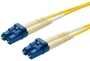 Monoprice Single-Mode Fiber Optic Cable - LC-LC UL 3mm 9/125 OFNR Duplex Yellow 6m Monoprice Single-Mode Fiber Optic Cable - LC-LC UL 3mm 9/125 OFNR Duplex Yellow 6m