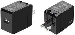 Monoprice 12W USB-A Wall Charger - Black