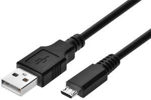 Monoprice USB-A to Micro B 2.0 Cable - Black, 2m - 3 pack
