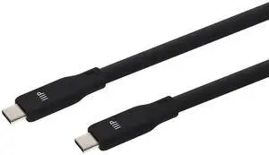 Monoprice USB4 Gen 3 Silicone Cable 3ft Black