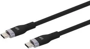 Monoprice USB Gen 2 USB-C to USB-C Silicone Cable 10ft Black