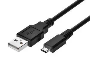 Monoprice USB-A to Micro B 2.0 Cable - 0.5 Meter - Black (3 Pack) Compatible with Note 5, Kindle, MP3, Samsung Galaxy S7 S6 Edge J7 S5 J3V J5 J7 J7V, LG G4 K40 K20, PS4