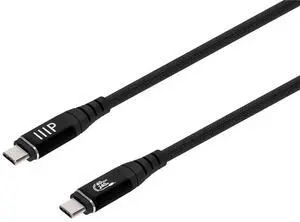 Monoprice USB4 40Gbps Cable 240W EPR, 8K HDR, USB-IF Certified, Braided, Ultra High-Speed, 3ft, Black Monoprice USB4 40Gbps Cable 240W EPR, 8K HDR, USB-IF Certified, Braided, Ultra High-Speed, 3ft, Black