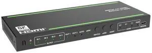 Monoprice 8K60 4x1 Video Switcher with HDMI plus Audio Extraction, CE Control, IR Remote Monoprice 8K60 4x1 Video Switcher with HDMI plus Audio Extraction, CE Control, IR Remote
