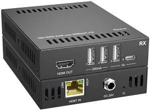 Monoprice USB-C KVM Extender over HDBaseT3.0 up to 40m
