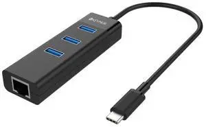 4-in-1 USB 3.0 Hub with Gigabit Ethernet