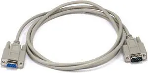 Monoprice 6ft DB9 (DE9) M/F Molded Cable