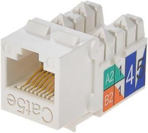 Monoprice Inc. Cat5e Punch Down Keystone Jack - White