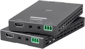 Monoprice Blackbird 4K Pro HDBaseT Extender Kit, IR, 70m with PoC, RS232, HDCP 2.2