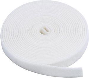 Monoprice 3-Pack Hook & Loop Fastening Tape 5 yard/roll, 0.75-inch - White