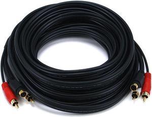 Monoprice S-Video and RCA Stereo Audio Cable, 25ft