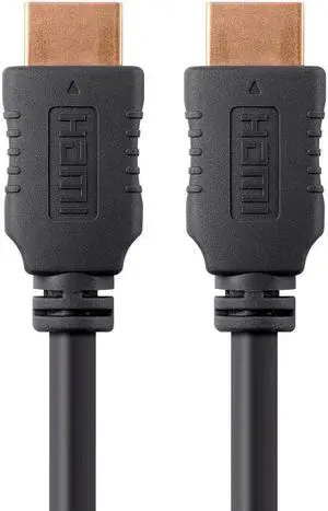 Monoprice HDMI Cable - 25 Feet - Black | High Speed, 4K@60Hz, HDR, 18Gbps, 26AWG, YUV 4:4:4, Compatible with UHD TV and More - Select Series