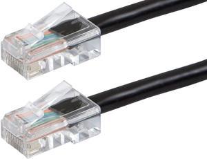 Monoprice Cat6 Ethernet Patch Cable - 3 Feet - Black, RJ45, Stranded, 550Mhz, UTP, Pure Bare Copper Wire, 24AWG - Zeroboot Series