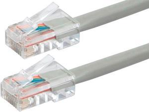 Monoprice Cat6 Ethernet Patch Cable - 3 Feet - Gray, RJ45, Stranded, 550Mhz, UTP, Pure Bare Copper Wire, 24AWG - Zeroboot Series