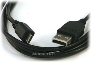 Monoprice USB 2.0 Cable - 3 Feet - Micro USB / Micro-B 2.0 A Male to 5pin Male 28/28AWG Cable compatible with Samsung Galaxy , Note , Android, LG , HTC One,Nexus, Tablets and More!