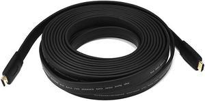 Monoprice Commercial Series Flat Standard HDMI Cable, 1080i @ 60Hz, 4.95Gbps, 24AWG, CL2, 30ft, Black