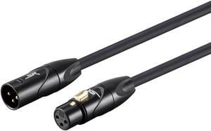 Monoprice XLR Male to XLR Female Cable [Microphone & Interconnect] - 10 Feet | Gold Plated, 16AWG - Stage Right Series