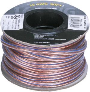 Monoprice Choice Series 16 Gauge AWG 2 Conductor Speaker Wire / Cable - 50ft High Purity 99.9% Oxygen Free Pure Bare Copper For Home Theater, Car Audio And More