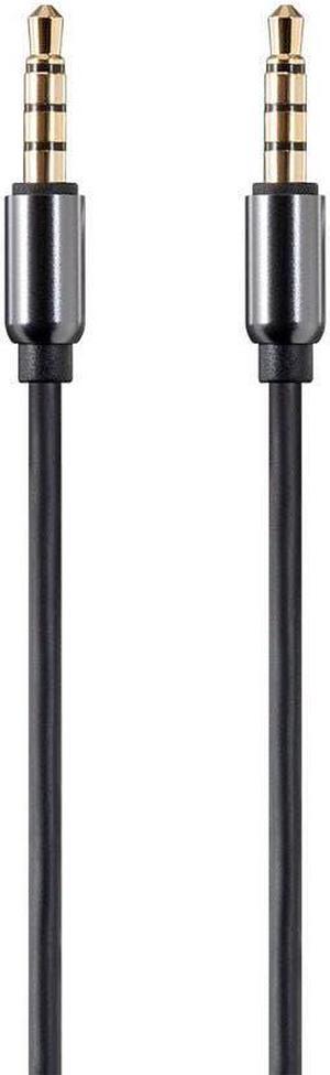 Monoprice Onyx Series Auxiliary 3.5mm TRRS Audio & Microphone Cable, 6ft