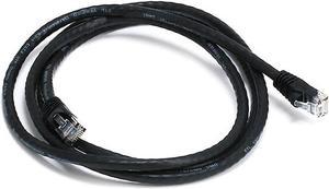 Monoprice Cat6 Ethernet Patch Cable - 5 Feet - Black | Network Internet Cord - RJ45, Stranded, 550Mhz, UTP, Pure Bare Copper Wire, 24AWG