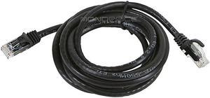 Monoprice Cat6 Ethernet Patch Cable - 7 Feet - Black | Network Internet Cord - RJ45, Stranded, 550Mhz, UTP, Pure Bare Copper Wire, 24AWG - Flexboot Series