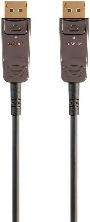 Monoprice AV DisplayPort Cable - 100 Feet, 32.4Gbps, 8K@30Hz, 5K@60Hz, 4K@120Hz, Fiber Optic, AOC - SlimRun Series