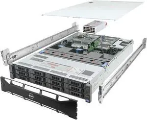 Dell PowerEdge R720xd Server 2x E5-2690 2.90Ghz 16-Core 64GB H710P Rails